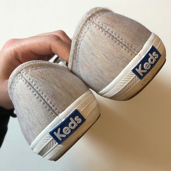 Keds sneakers in Champion Rainbow Jersey, size 10 - Picture 3 of 6
